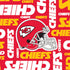 NFL Kansas City Chiefs Red Blast iPhone XS Clear Case