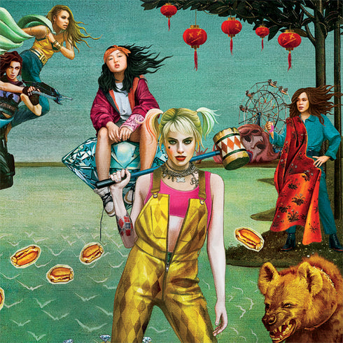 DC Comics Harley Quinn Birds of Prey Variant Movie Poster iPhone XS Clear Case