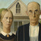 Grant Wood American Gothic Xbox 360 Slim (2010) Skin