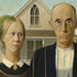 Grant Wood American Gothic iPhone 14 Plus Folio Case