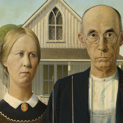 Grant Wood American Gothic Wii (Includes 1 Controller) Skin