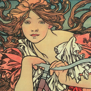 Alphonse Mucha Cycles Perfecta Playstation 3 & PS3 Slim Skin