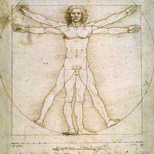 Leonardo da Vinci The Proportions of Man Surface Pro 6 Skin