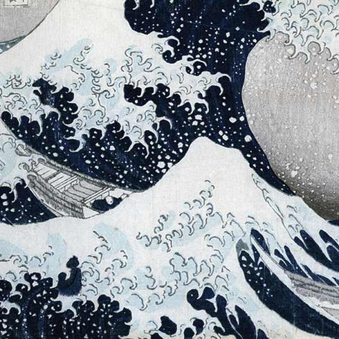 The Great Wave off Kanagawa by Hokusai iPhone XS Clear Case