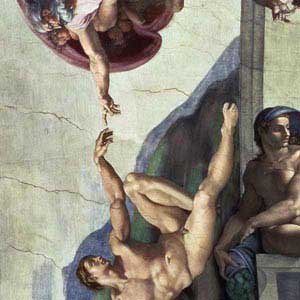 Michelangelo Creation of Adam Cochlear Nucleus 5 Sound Processor Skin