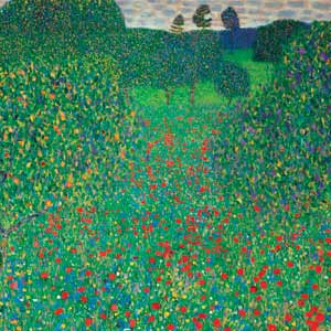 Gustav Klimt Poppy Field Apple AirPods 2 Skin