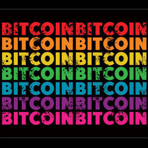 Rainbow Bitcoin Xbox 360 Slim (2010) Skin