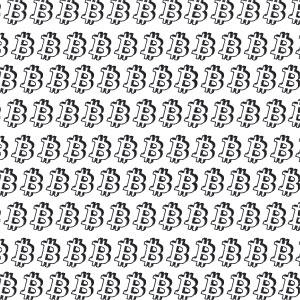 Bitcoin Pattern Studio Wireless Skin