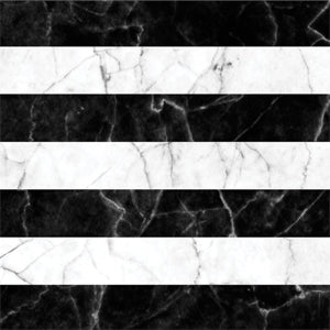 Black and White Striped Marble Playstation 3 & PS3 Slim Skin