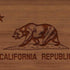 California Wood Flag iPhone XS Clear Case