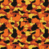 Orange Camo iPhone XS Clear Case