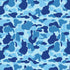 Light Blue Street Camo iPhone XS Clear Case