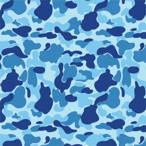 Light Blue Street Camo Wii (Includes 1 Controller) Skin