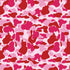 Pink Street Camo iPhone XS Clear Case