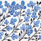 Cat Coq Blue Cherry Blossoms Wii (Includes 1 Controller) Skin
