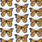 Cat Coq Monarch Butterflies Asus X202 Skin