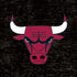 NBA Chicago Bulls Black Distressed iPhone XS Clear Case