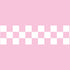 Pink Checkerboard iPhone XS Clear Case