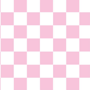 Pink and White Checkerboard PlayStation 4 Gold Wireless Headset Skin