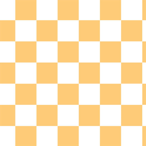 Yellow and White Checkerboard iPhone XS Clear Case