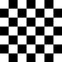 Black and White Checkered iPhone XS Clear Case