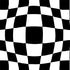 Black and White Zoomed Checkerboard iPhone XS Clear Case