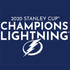 NHL 2020 Stanley Cup Champions Lightning iPhone XS Clear Case