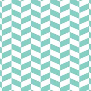 Blue White Chevron Fire TV Cube Skin