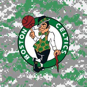 NBA Boston Celtics Digi Camo Google Stadia Controller Skin