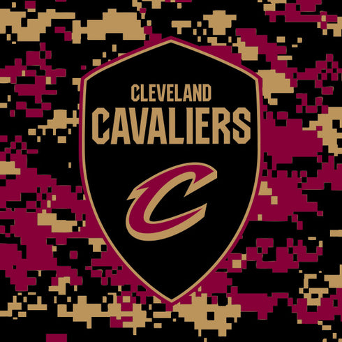 NBA Cleveland Cavaliers Digi Camo iPhone XS Clear Case