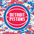 NBA Detroit Pistons Digi Camo iPhone XS Clear Case