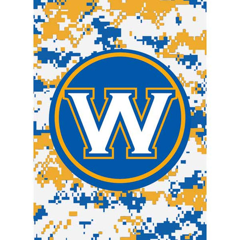 NBA Golden State Warriors Digi Camo Galaxy Z Flip5 5G Clear Case