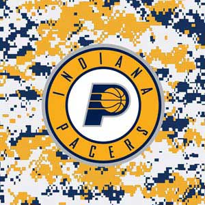NBA Indiana Pacers Digi Camo Steam Deck Handheld Gaming Computer Skin