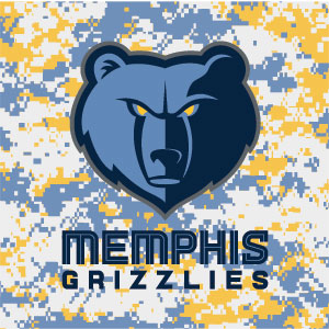 NBA Memphis Grizzlies Digi Camo Apple AirPods 2 Skin