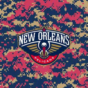 NBA New Orleans Pelicans Digi Camo Galaxy S23 Ultra Skin