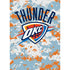 NBA Oklahoma City Thunder Digi Camo iPhone XS Clear Case