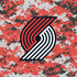 NBA Portland Trail Blazers Digi Camo iPhone XS Clear Case