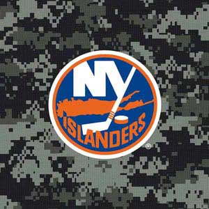 NHL New York Islanders Camo Galaxy Z Flip4 5G Skin
