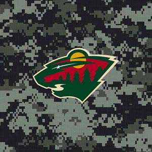 NHL Minnesota Wild Camo Xbox One X Console Skin