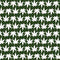 Marijuana Leaf White Pattern Surface Pro 7 Skin