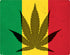 Marijuana Rasta Flag iPhone XS Clear Case