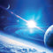 View of a Planet as it Looms in Close Orbit and with Rings Xbox 360 Slim (2010) Skin