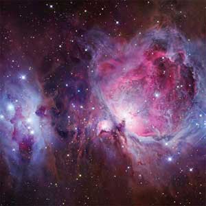 Orion Nebula and a Reflection Nebula Nintendo 2DS Skin