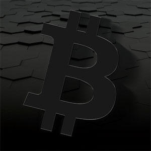 Bitcoin Textured Logo Studio Wireless Skin