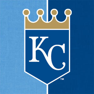 MLB Kansas City Royals Split Xbox 360 Slim (2010) Skin