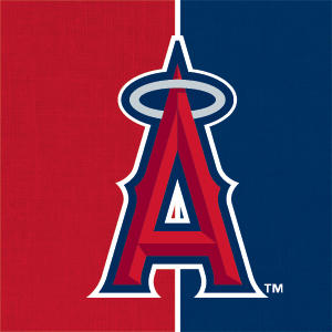 MLB Los Angeles Angels Split Xbox 360 Slim (2010) Skin
