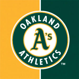 MLB Oakland Athletics Split Playstation 3 & PS3 Skin