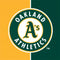 MLB Oakland Athletics Split Playstation 3 & PS3 Skin