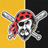 MLB Pittsburgh Pirates Split iPhone XS Clear Case