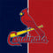 MLB St. Louis Cardinals Split Playstation 3 & PS3 Slim Skin